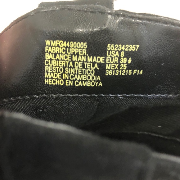 3/$23 Faded Glory Black Faux Suede Booties Size 8 - Picture 9 of 9